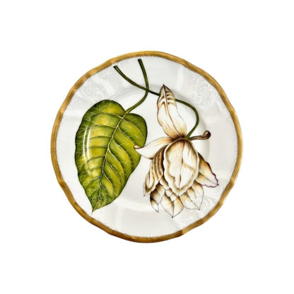 Magnolia Hand Painted Salad/Dessert Plate