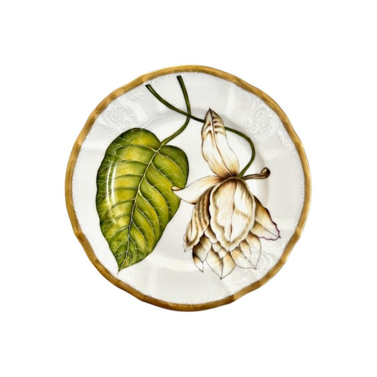 Magnolia Hand Painted Salad/Dessert Plate