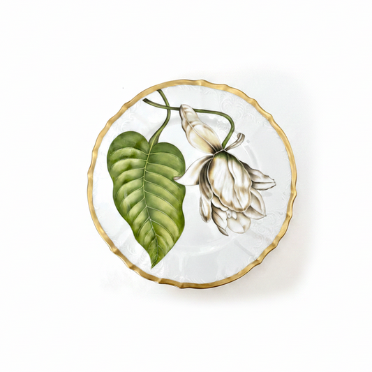 Magnolia Hand Painted Dinner Plate