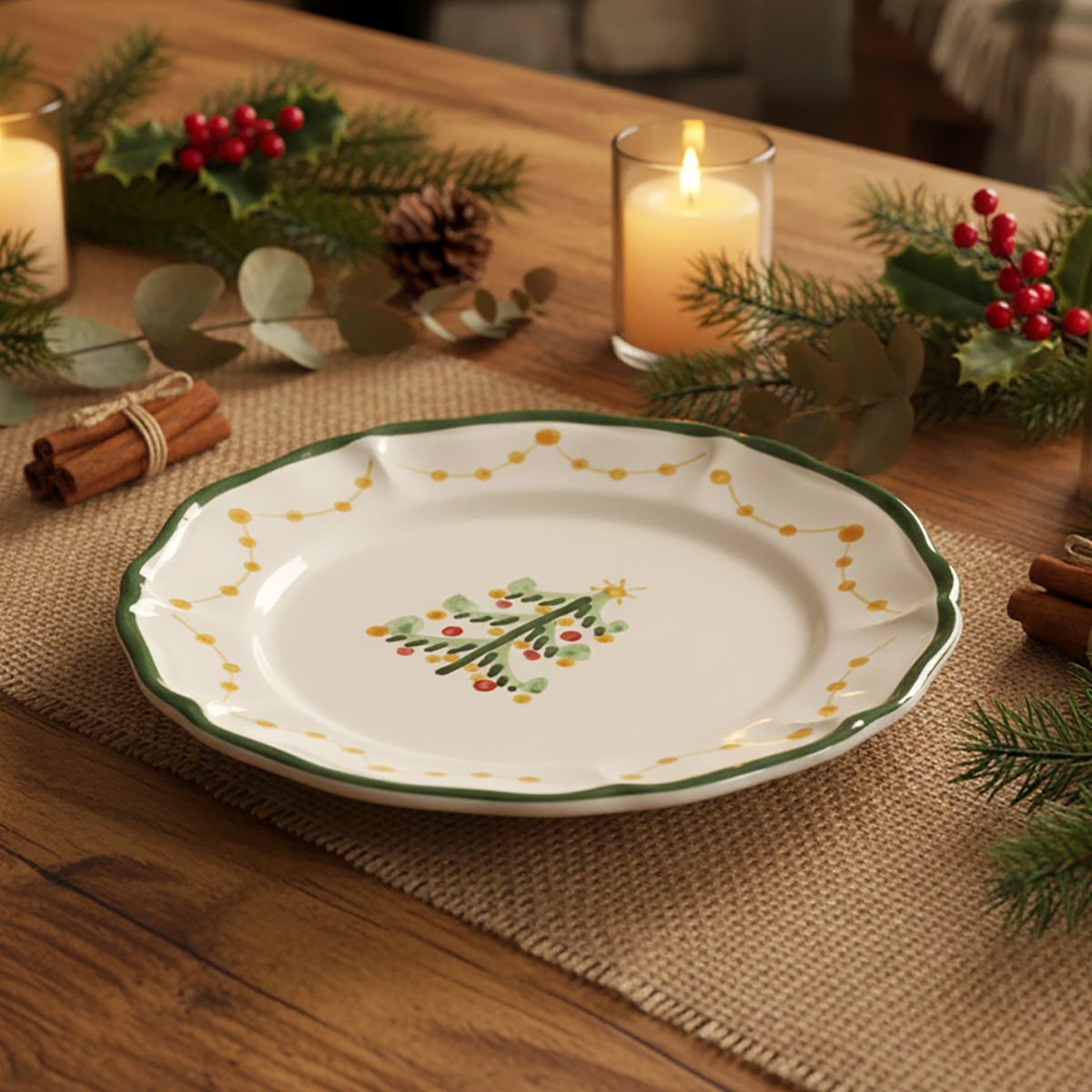 Magia (Christmas Tree) Dinner Plate