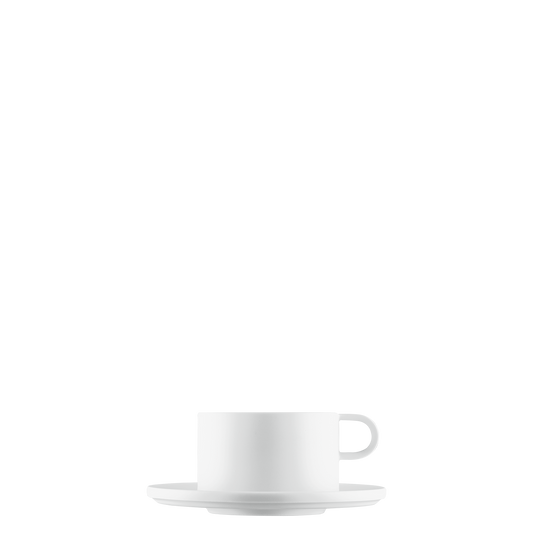 Datum Satin White Tea Cup