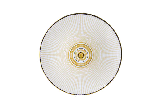 Oscillate Ochre Buffet Plate