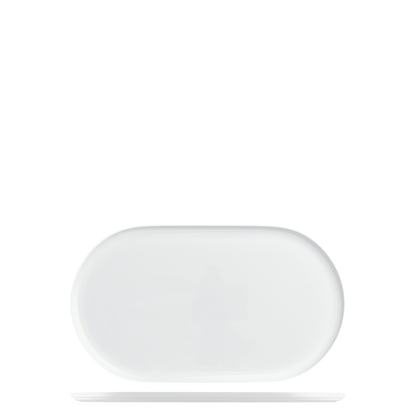 Datum Satin White Oval Platter