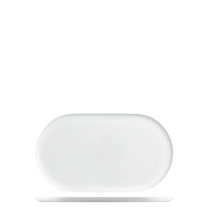 Datum White Oval Platter