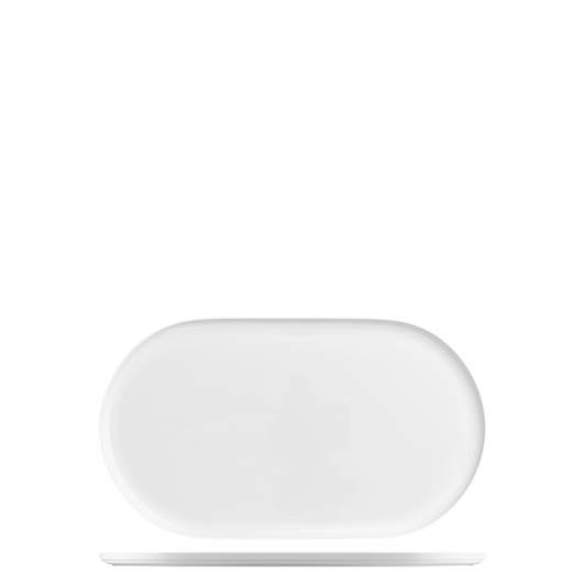 Datum White Oval Platter