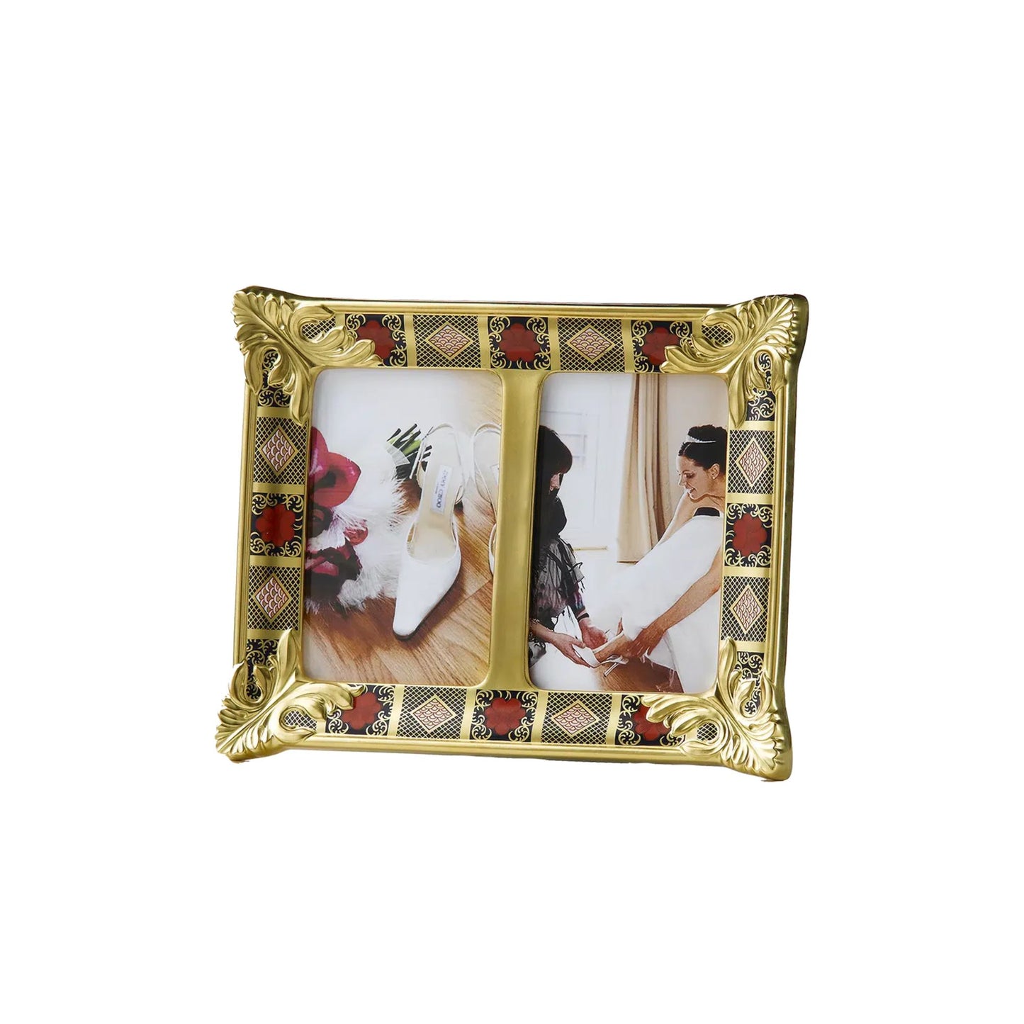 Old Imari Double Picture Frame