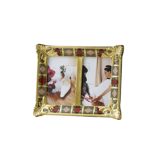 Old Imari Double Picture Frame