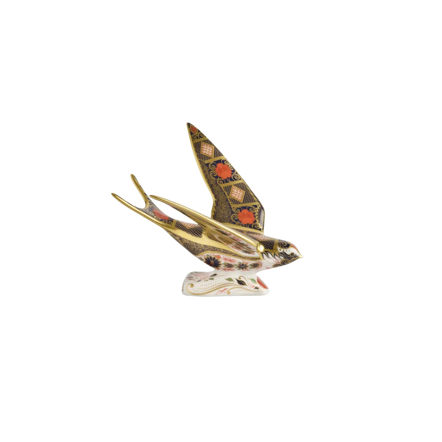 Old Imari Swallow Figurine/Paper Weight