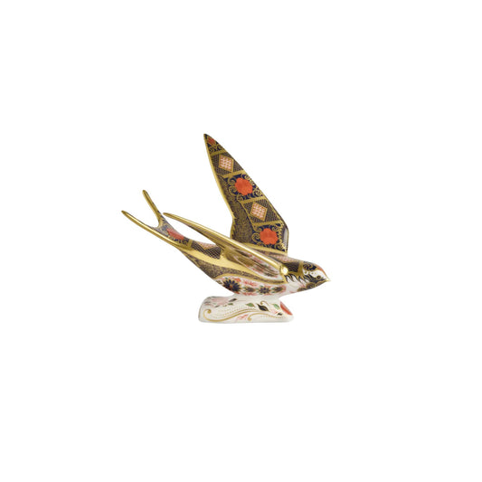 Old Imari Swallow Figurine/Paper Weight