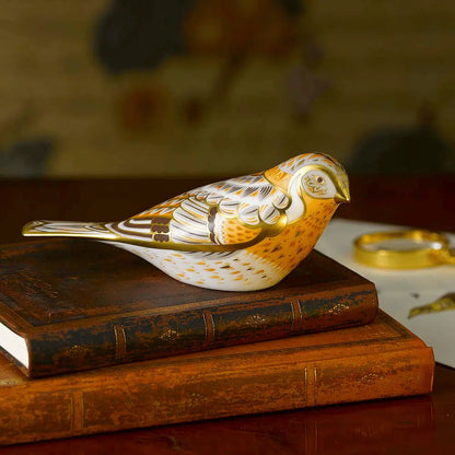 Brambling Bird Figurine/Paperweight