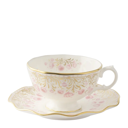 Royal Peony Pink - Tea Cup & Saucer