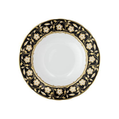Primrose Black Rim Soup Bowl