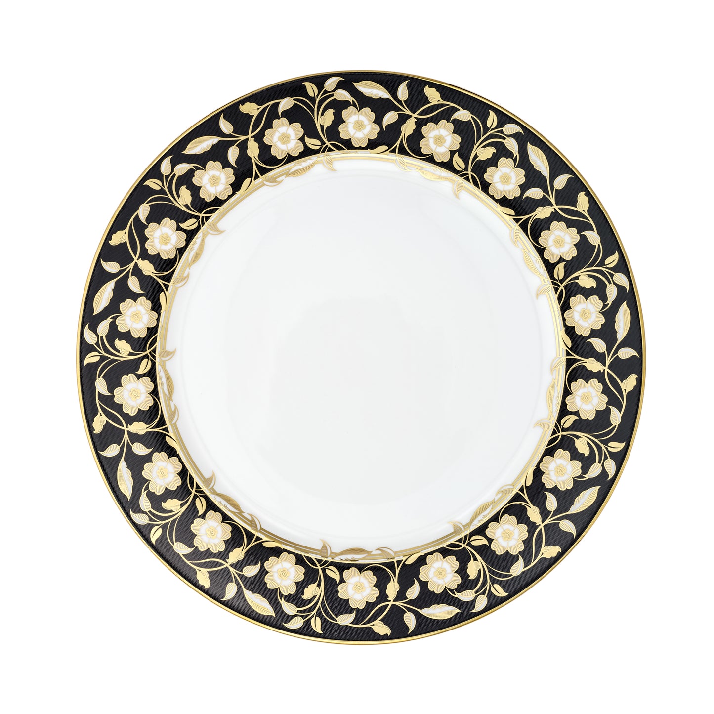 Primrose Black Buffet Plate