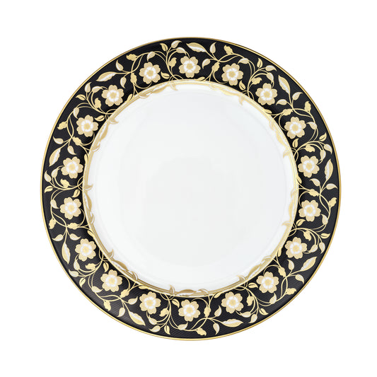 Primrose Black Buffet Plate