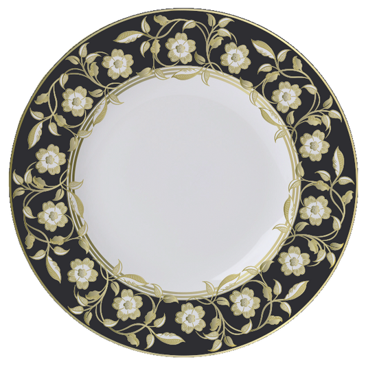 Primrose Black Salad/Dessert Plate