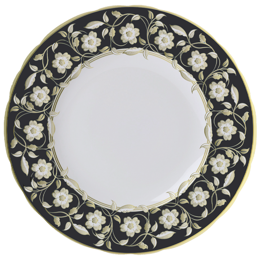 Primrose Black Dinner Plate