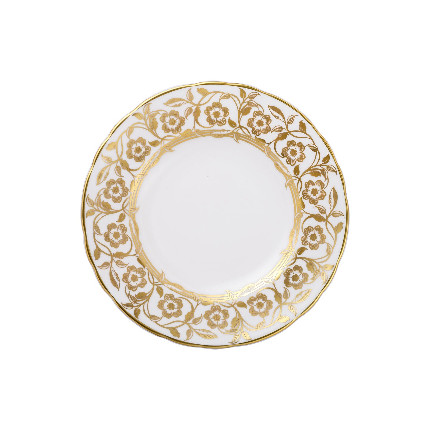 Primrose White Bread & Butter Plate