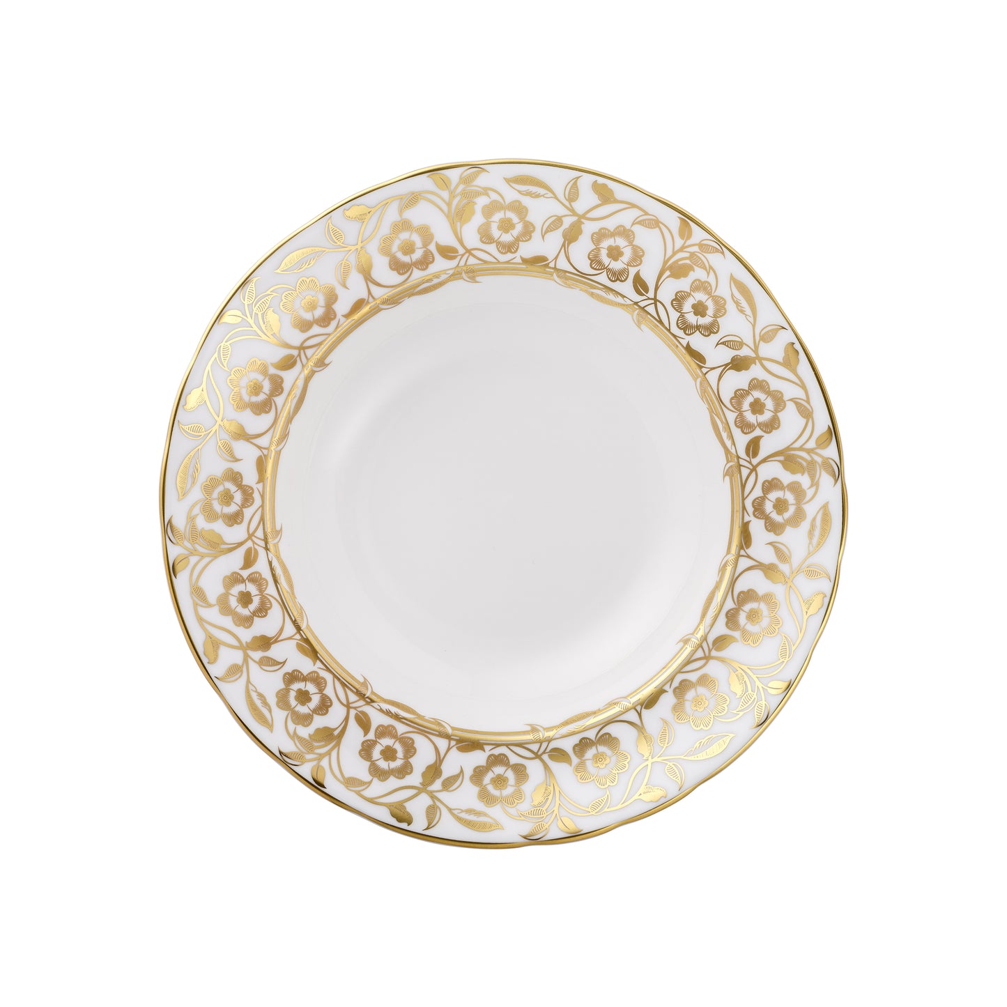 Primrose White Rim Soup Bowl