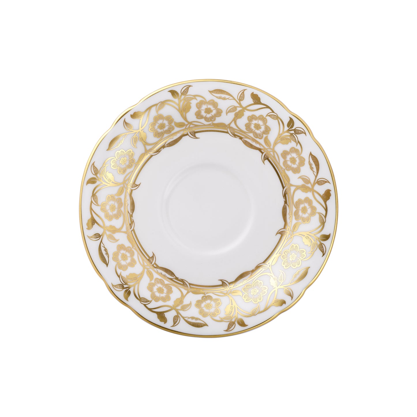 Primrose White Tea Cup & Saucer