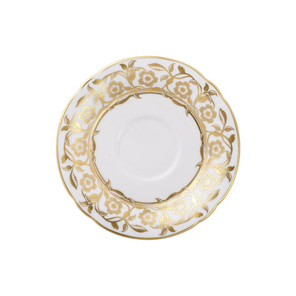Primrose White Tea Cup & Saucer