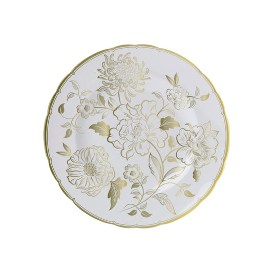 Primrose White Accent Plate