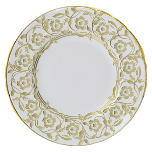 Primrose White Bread & Butter Plate
