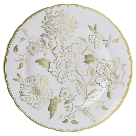 Primrose White Accent Plate