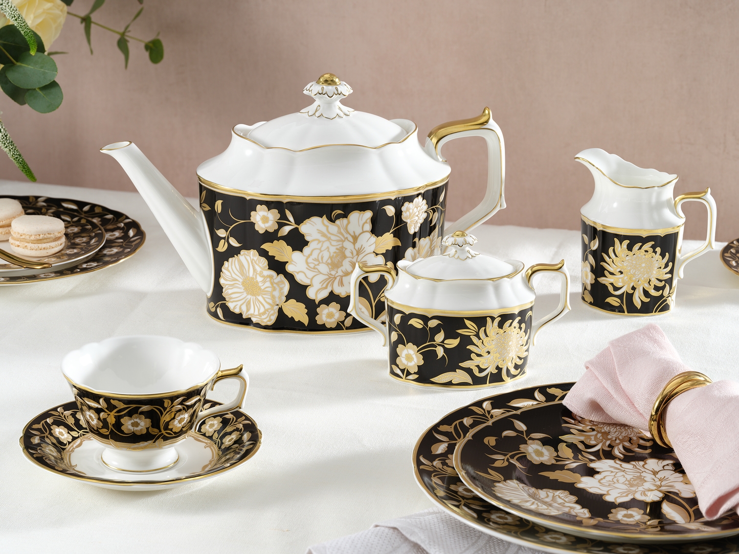 Primrose Black Tea Cup & Saucer