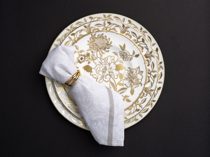 Primrose White Buffet Plate