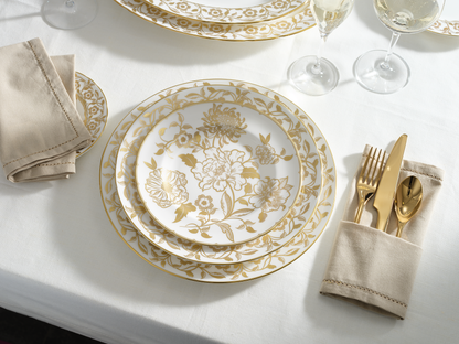Primrose White Buffet Plate