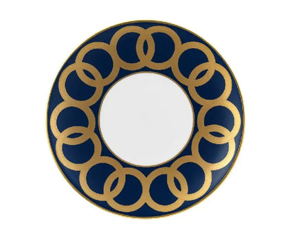 Riviera Dream Navy Blue Salad (Dessert) Plate