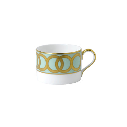 Riviera Dream Mint Green Tea Cup & Saucer