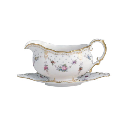 Royal Antoinette Sauce Boat & Stand