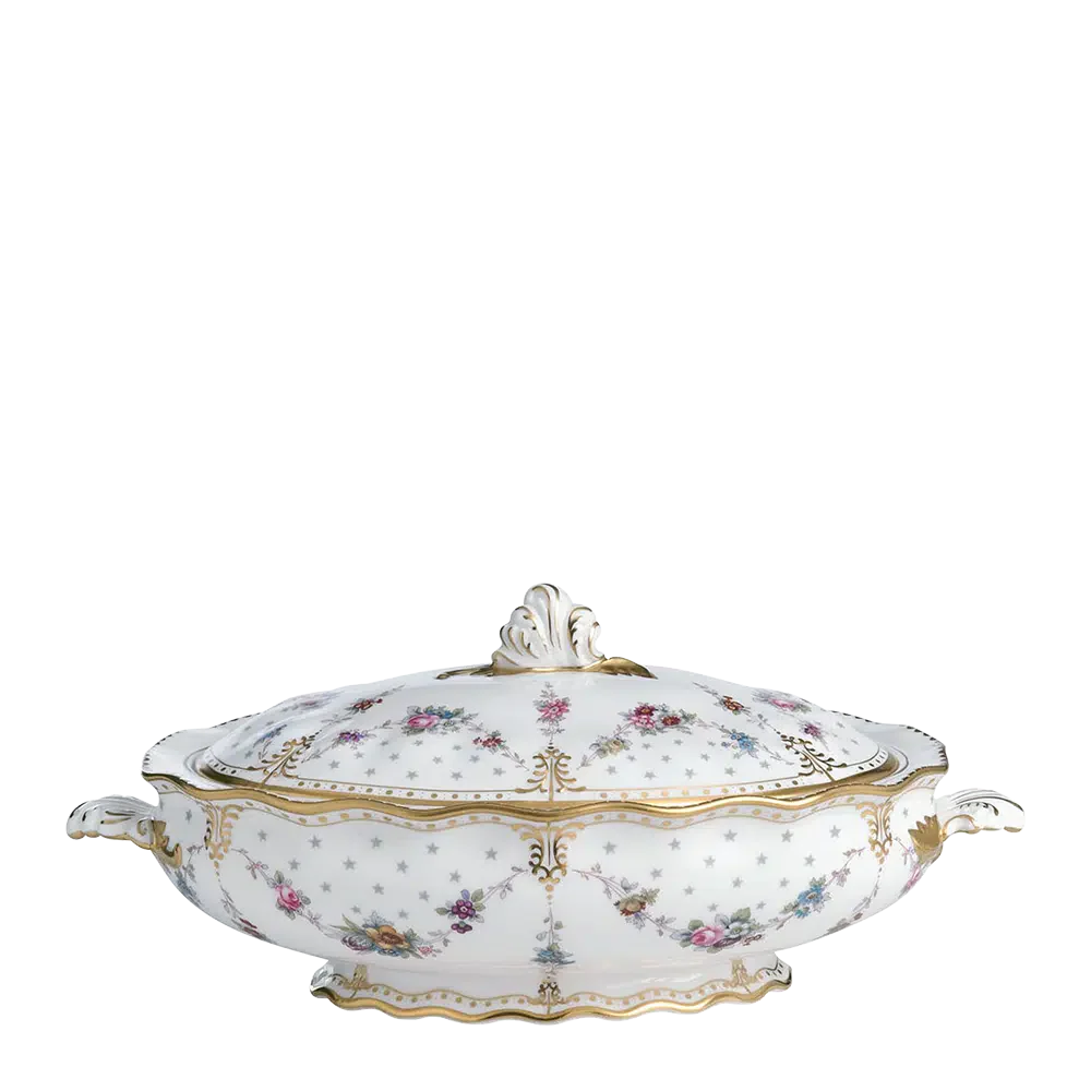 ROYAL ANTOINETTE COVERED VEGETABLE BOWL