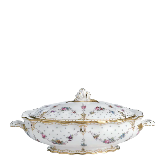 ROYAL ANTOINETTE COVERED VEGETABLE BOWL