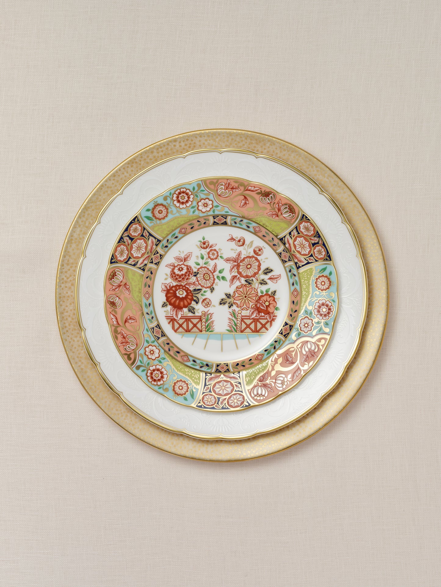 Imari Charger, Gold