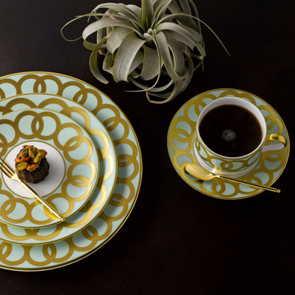 Riviera Dream Mint Green Bread & Butter Plate