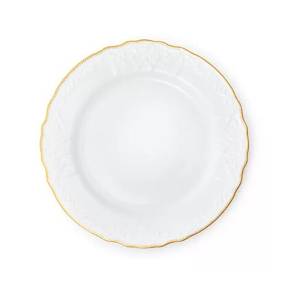 Simply Anna White & Gold - Dinner Plate