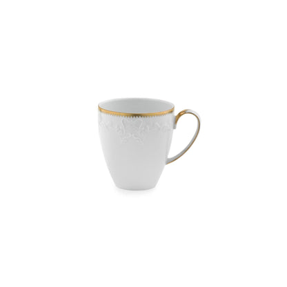 Simply Anna White & Gold Mug