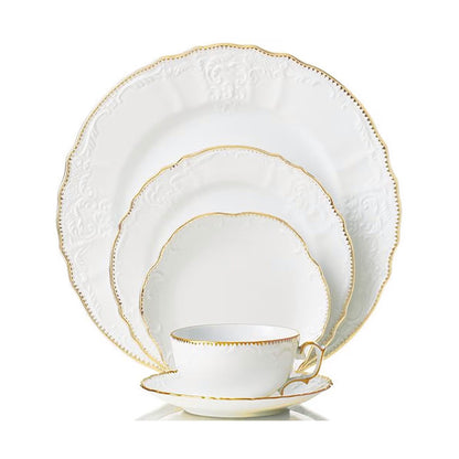 Simply Anna White & Gold - Salad Plate