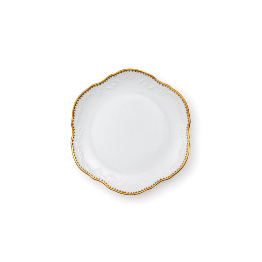 Simply Anna White & Gold - Bread & Butter Plate