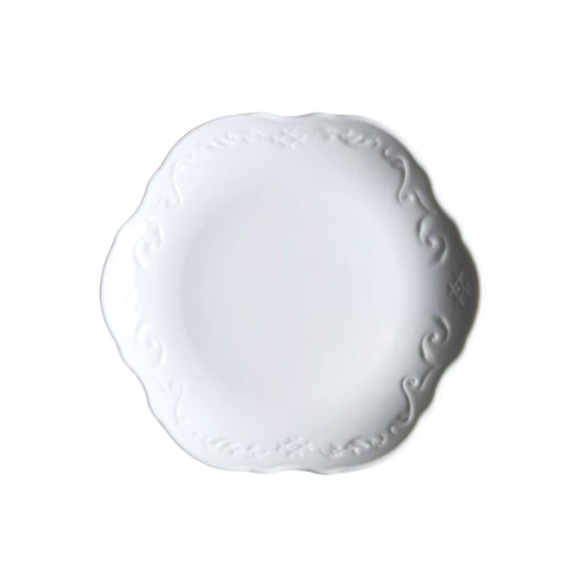 Simply Anna White Bread & Butter Plate