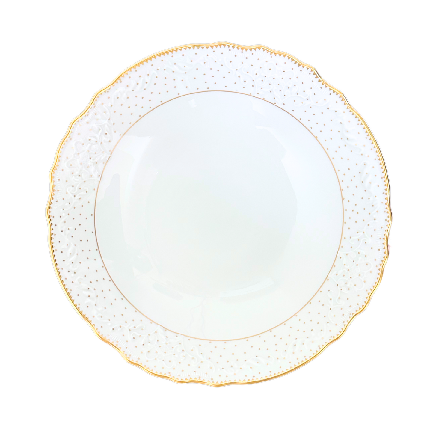 SIMPLY ANNA - POLKA GOLD DINNERWARE