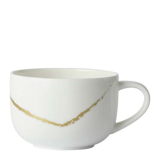 Sketch Chalk Breakfast Cup & Saucer