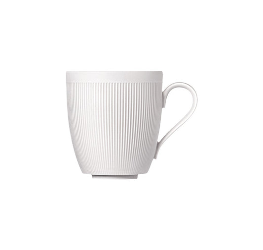 Stella Satin White Mug, Coupe