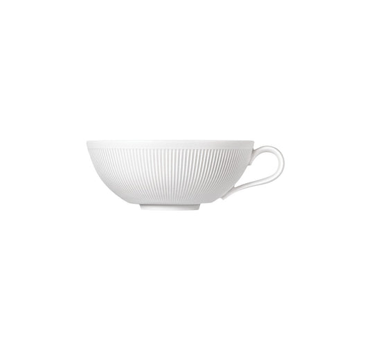 Stella Satin White Tea Cup, Coupe