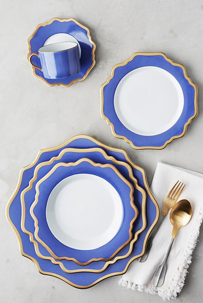 ANNA'S PALETTE - INDIGO BLUE DINNERWARE