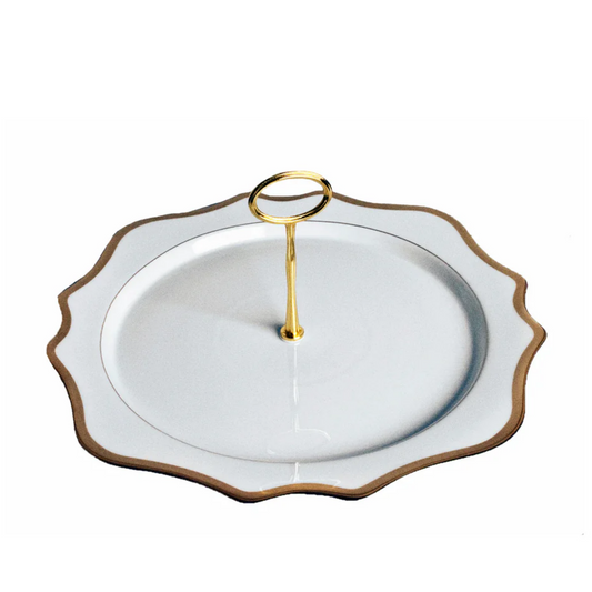 Anna's Palette White 1 Tier Stand