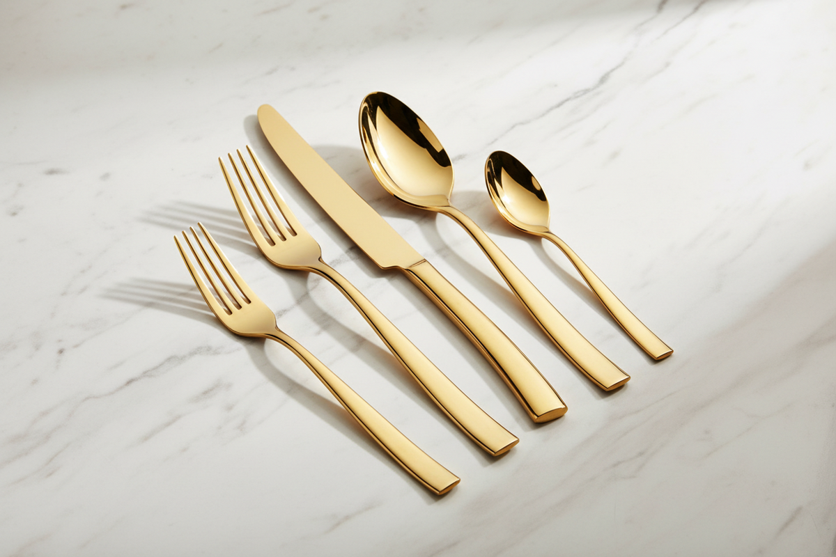 Silhouette PVD Finish - 5 Piece Place Setting