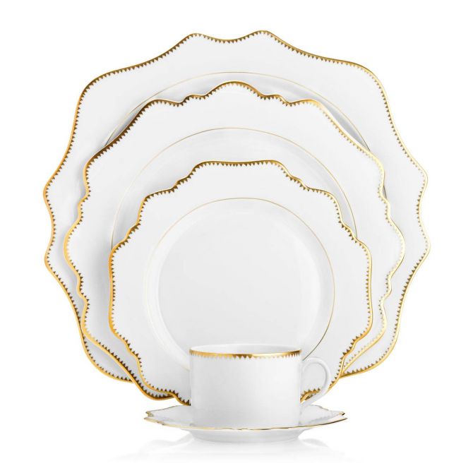 Antique White Tea Cup & Saucer